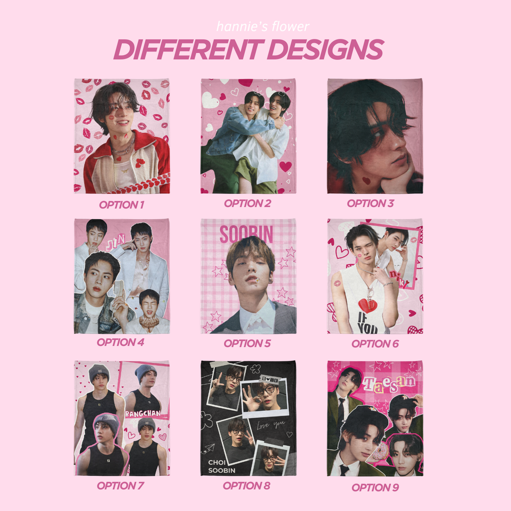 Custom Kpop Blanket, Custom Kpop Bias Blanket, Kpop Custom Blanket, Txt, Enhypen, Kpop Personalized Merch, BTS, Stray Kids Ateez, Kpop Gift
